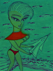 love my,come fly with me space cake girl