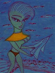 love my,come fly with me space cake girl