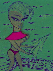 love my,come fly with me space cake girl