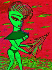 love my,come fly with me space cake girl