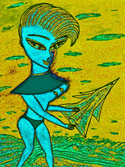 love my,come fly with me space cake girl