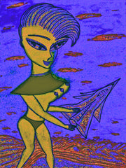 love my,come fly with me space cake girl