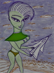 love my,come fly with me space cake girl