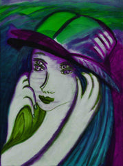 l don't know,with sun hat