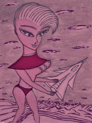 love my,come fly with me space cake girl
