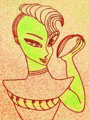 love my space night cake girl