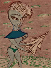 love my,come fly with me space cake girl