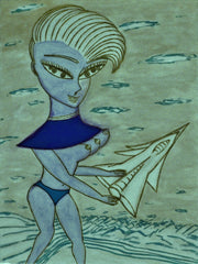 love my,come fly with me space cake girl