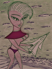 love my,come fly with me space cake girl