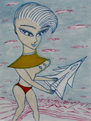 love my,come fly with me space cake girl