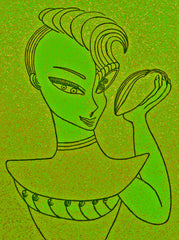 love my space night cake girl