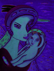 the two of us with little boy in ukraine war with little girl free