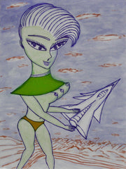 love my,come fly with me space cake girl
