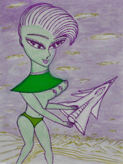 love my,come fly with me space cake girl