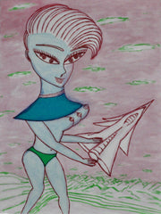 love my,come fly with me space cake girl