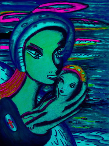 the two of uS WITH LITTLE BOY IN UKRAINE WAR with little girl free