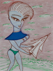 love my,come fly with me space cake girl