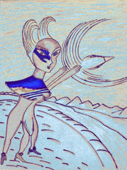 love my,come fly with me, space cake girl