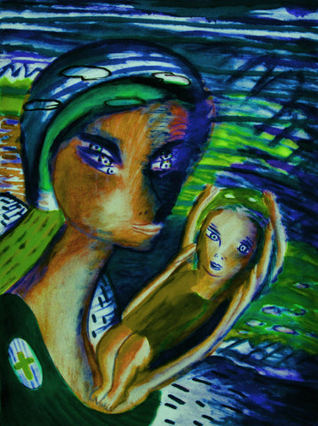 the two of us with little girl in ukraine war with little girl free