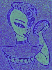 love my space night cake girl