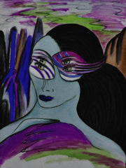 girl with mask