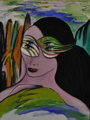 girl with mask