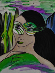girl with mask