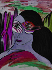 girl with mask