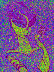love my space cake girl