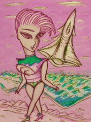 love my space cake girl