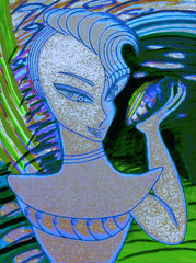 love my space night cake girl
