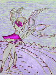 love my,come fly with me, space cake girl