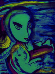 the two of us with little boy in ukraine war with little girl free