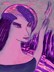 space women with bird WITH LITTLE GIRL FREE