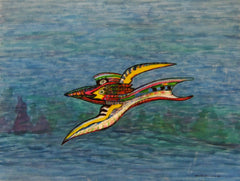 one way space travel- with space bird