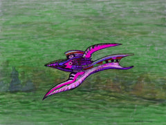 one way space travel- with space bird