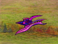 one way space travel- with space bird