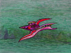 one way space travel- with space bird