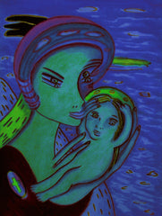 the two of us with little boy in ukraine war with little girl free