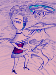 love my [ don't be curel to who a heart that's true ] space cake girl