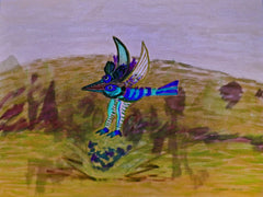 bird with coat