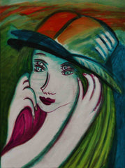 l don't know,with sun hat