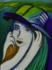 l don't know,with sun hat