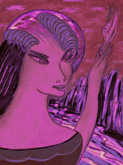space women with bird WITH LITTLE GIRL FREE