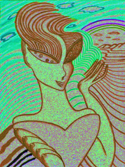 love my space cake girl