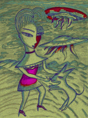 love my [ don't be curel to who a heart that's true ] space cake girl