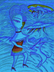 love my [ don't be curel to who a heart that's true ] space cake girl